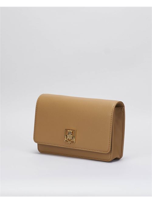 Synthetic shoulder bag with logo plaque Elisabetta Franchi ELISABETTA FRANCHI | Bag | BS01A46E2032